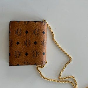 MCM Monogram Card Holder Purse